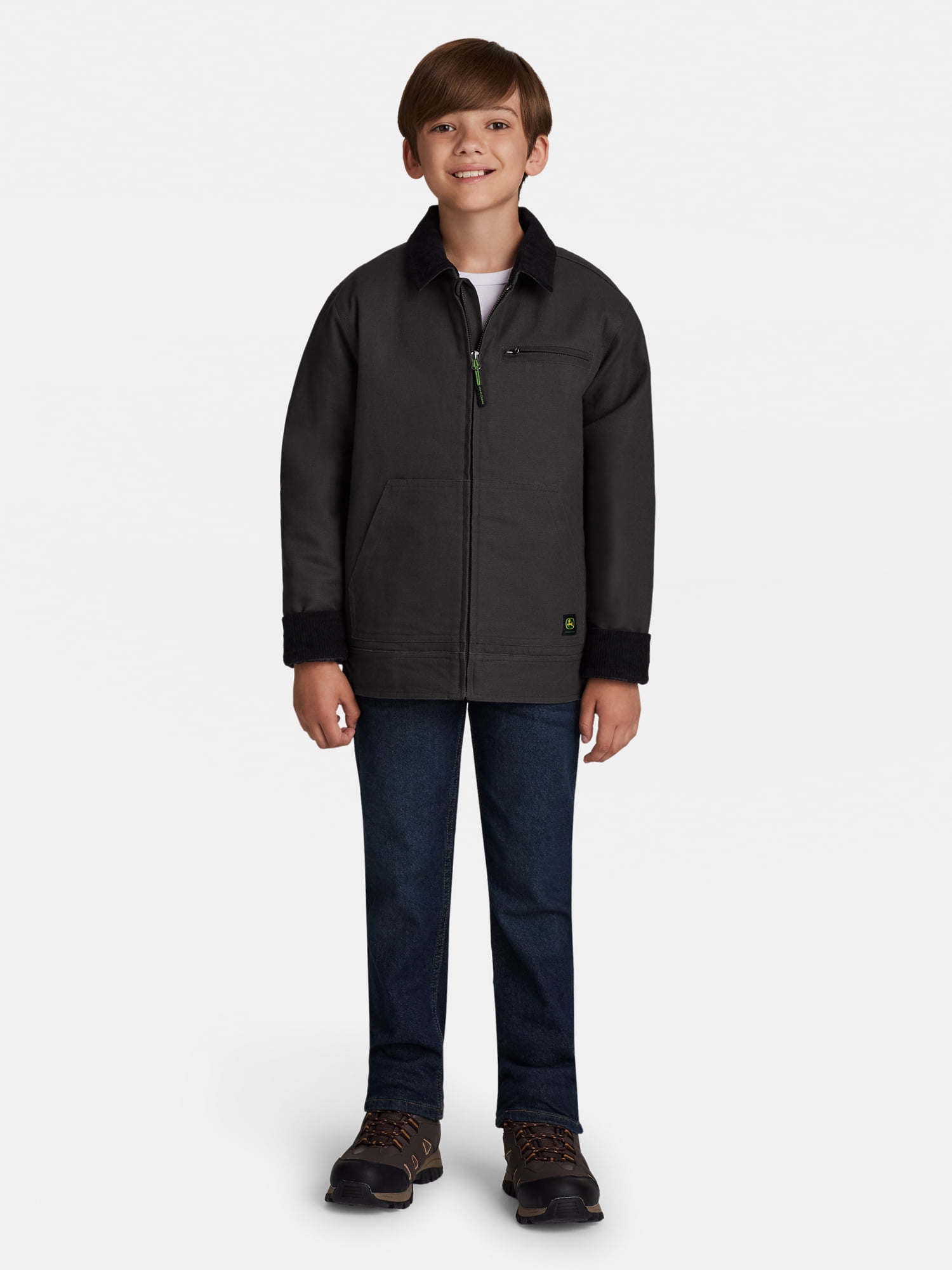 John Deere Boy's Canvas Tractor Jacket, Sizes 4 - 16