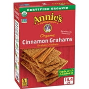 Annie's Homegrown Organic Cinnamon Graham Crackers 14.4 oz Pack of 3