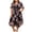 White #04, variant on Dresses for Women Fashion Style Summer Dress Plus Size Womens V Neck Floral Cocktail Party Midi Dresses with Pocket