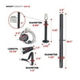 thumbnail image 2 of Sunny Health & Fitness Fixation Lat-Pulldown pour Racks d'alimentation et Cages – SF-XFA006, 2 of 9