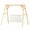 Natural Wood, variant on GVN Outdoor Porch Swings,Hanging Porch Swings,770lbs Porch Swing Frame, Heavy Duty A-Frame Hanging Chair Stand Only with Reinforced Bars for Porch, Garden, Backyard, No Seats