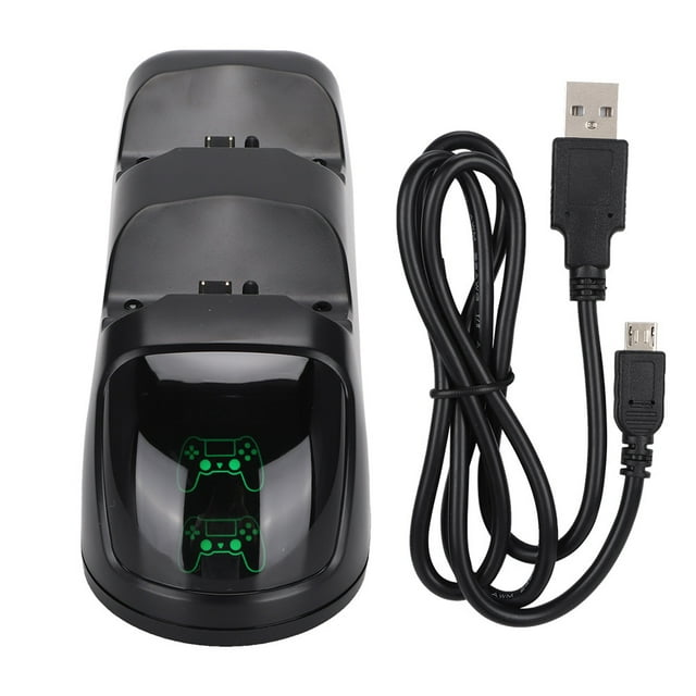 Cargador USB de 5 V con 2 puertos y indicador LED de carga para PS4, Xbox One y Xbox One S