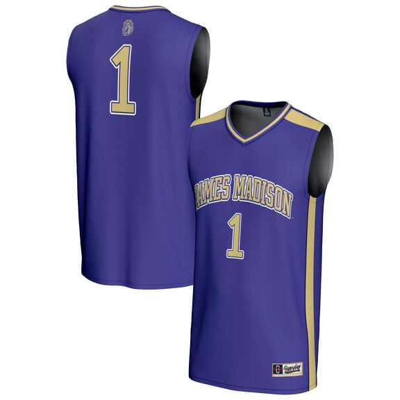 Unisex GameDay Greats #1 Purple James Madison Dukes Lightweight Collegiate Basketball Fashion Jersey