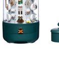 thumbnail image 5 of Display Jewelry Box Dustproof Earring Holder Stand Necklace Display Box Large Capacity Earrings Display Box Jewelry Storage Box Table Dustproof Classification Large Capacity ANGGREK Edición estándar verde, 5 of 5