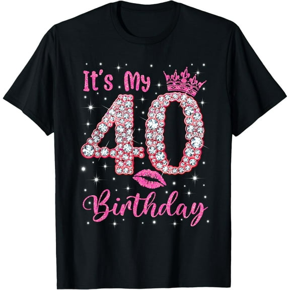 40 It's My Birthday 1982 40Th Birthday Gift Tee For Womens T-Shirt