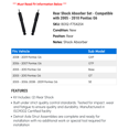 thumbnail image 2 of Rear Shock Absorber Set - Compatible with 2005 - 2010 Pontiac G6 2006 2007 2008 2009, 2 of 2