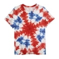 thumbnail image 6 of NAISIBABY 4th of July T-Shirt for Girls, Round Neck Summer Casual Short Sleeve Fashion Independence Day Tee Red Size 7-8, 6 of 6