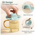 thumbnail image 7 of Silicone Cup Covers,Silicone Tea Bag Holder,1PCS Cat-Designed Cup Cover with Tea Bag Holder Mug Lid for Coffee Milk Tea(Pink), 7 of 7