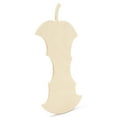 thumbnail image 2 of Apple Core Wooden Cutout 12 x 6-1/2 inches, 12 Unfinished Birch Wood Fruit Cutouts for Thanksgiving Decor and DIY Crafts, by Woodpeckers, 2 of 6
