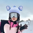 thumbnail image 6 of yotijay Ski Helmet Cover Accessories Funny Lovely Winter Sports Snowboarding Warm Birthday Gift Versatile Practical Helmet Decoration Blue, 6 of 8