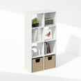 thumbnail image 5 of Furinno Pelli Cubic Storage Cabinet in Bookcase in Bookshelf in 8-Cube in White, 5 of 6