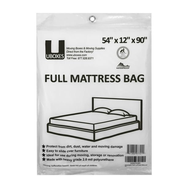 uBoxes Full Size Mattress Cover 54" x 12" x 90" mattress covers