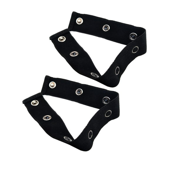 2Pcs Waistband Extenders Reusable Adjustable Multi Use Elastic Snap Button Easy to Use Pants Extenders for Jean Waist