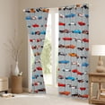 thumbnail image 3 of Castle Fairy Kids Children Colorful Car Black Out Curtains,Transportation Theme Curtains Pack of 2 (42x63 Each),Cartoon Truck Bedroom Curtains,Microfiber Bedroom Decor, 3 of 6
