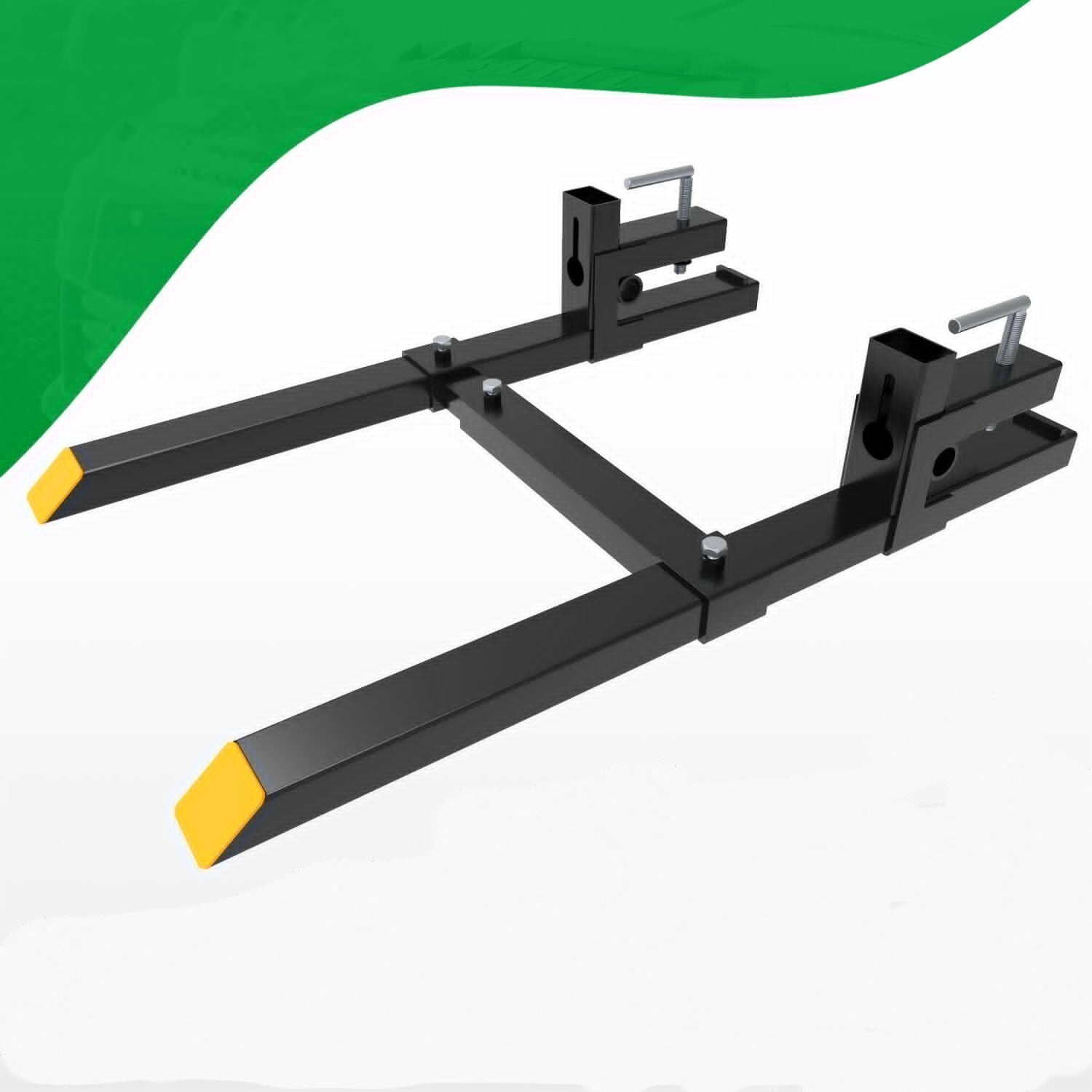 RVNI 43" Tractor Clamp on Pallet Forks Skid Steer Loader Bucket Quick Attach 1500lbs