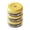 Yellow, variant on Partheme Magnetic Suction Portable Pill Box, Stackable Dosing Box Home Portable Sealed Container with Cover for Travel, Blue