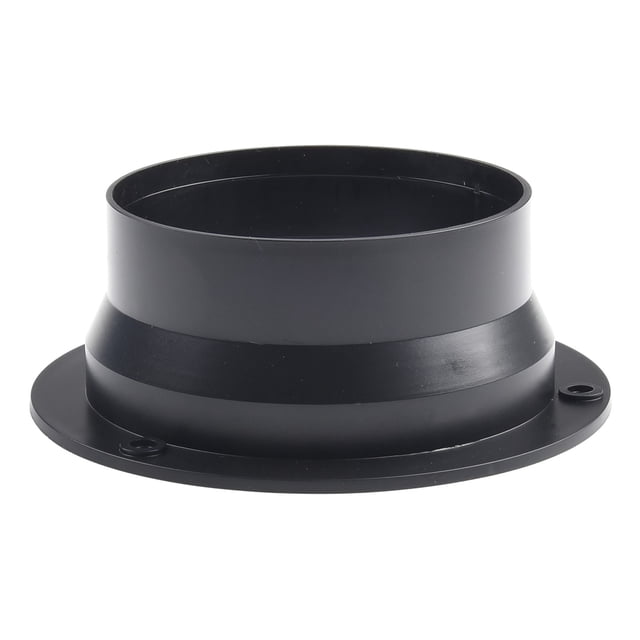 Duct Connector Square Flange ABS Plastic for 100-250mm Dia Hose Check Valve