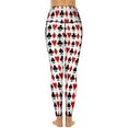 thumbnail image 5 of Playing Cards Suit Yoga Pants Women Club And Heart Leggings Push Up Novelty Yoga Legging Quick-Dry Workout Gym Sports Tights, 5 of 6