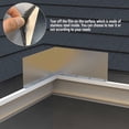 thumbnail image 4 of Protectores De Canalones De Agua De Lluvia, Evitan Daños Protectores Contra Salpicaduras De Valle De Canalones De Aluminio Resistentes Evitan Goteo Con 32 Tornillos Para Uso, 4 of 7