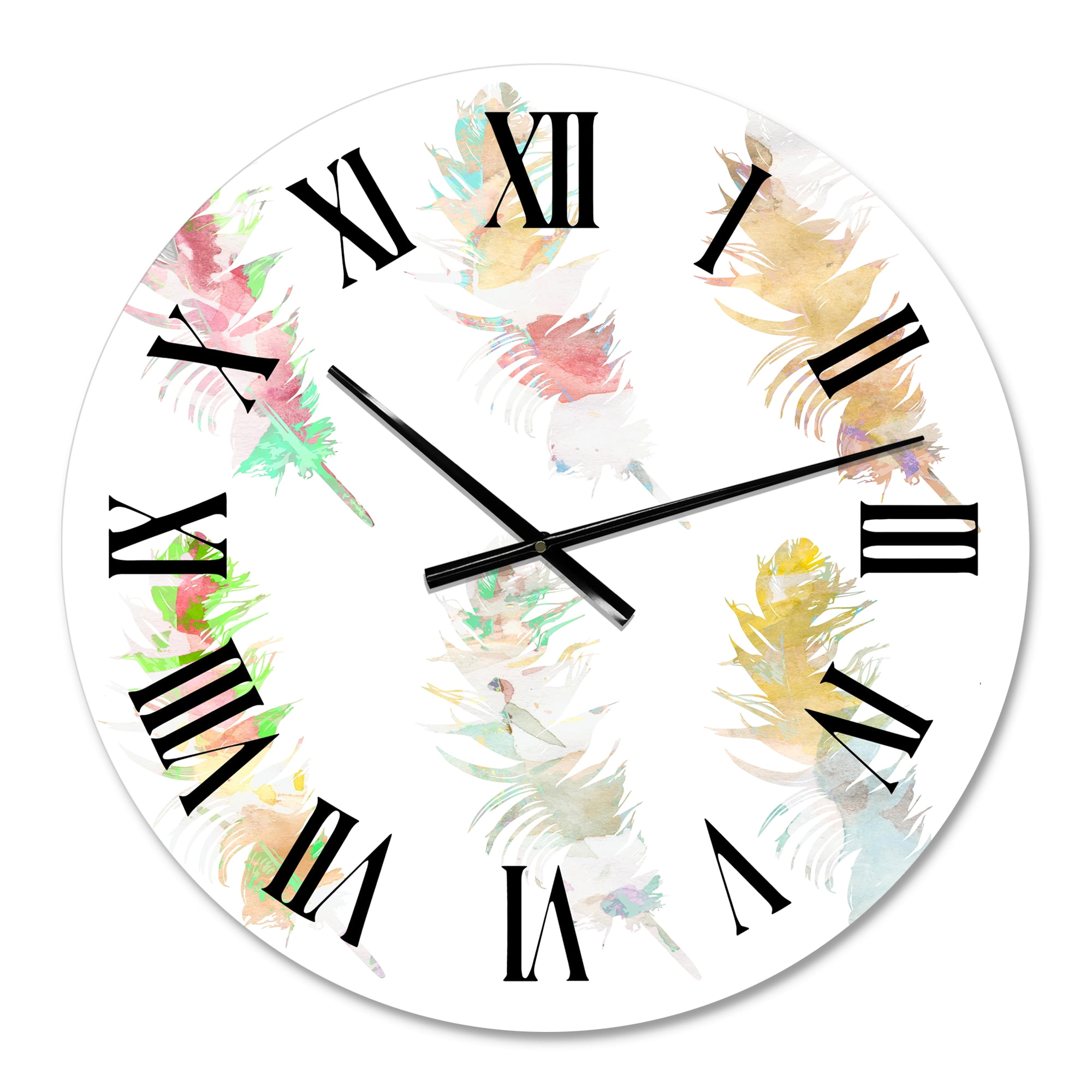 Designart 1 in Quartz Bohemian Wall Clock