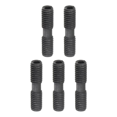 

Uxcell M6x25-1.0 Hex Head Set Screw Double Hole for Turning Tool 5 Pack
