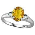 thumbnail image 2 of Star K � Oval 8x6 Genuine Citrine Love Promise Ring, 2 of 9