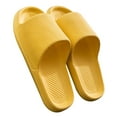 thumbnail image 2 of KBODIU Womens Sandals Cloud Slippers , Massage Shower Bathroom Non-Slip Open Toe, Super Soft Comfy Thick Sole Home Cushion Slide Sandals Platform Shoes Yellow 37, 2 of 2