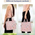 thumbnail image 4 of FORMRS Womens Corduroy Tote Bag Crossbody Shoulder Handbag with Pocket, Love in The Air, 4 of 7