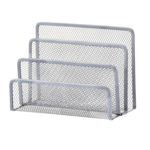 SGACAI Soporte para cuadernos y papeles, soporte de escritorio de 3 capas de metal y hierro para revistas
