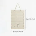 thumbnail image 4 of Wall Hanging Hair Accessory Storage Rack For Teens' Hair Cards Hair Rings And Other Small Hair Accessories, Wall-Mounted Organizer With 5 Compartments And Hanging Loop Design, 4 of 4