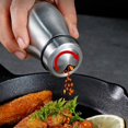 thumbnail image 2 of Salt and Pepper Seasoning Jar Set Stainless Steel Salt Shaker with Glass Base with Adjustable Pouring Hole, 2 of 5