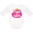 thumbnail image 3 of Inktastic I Love My Babcia Girls Girls Long Sleeve Baby Bodysuit, 3 of 5