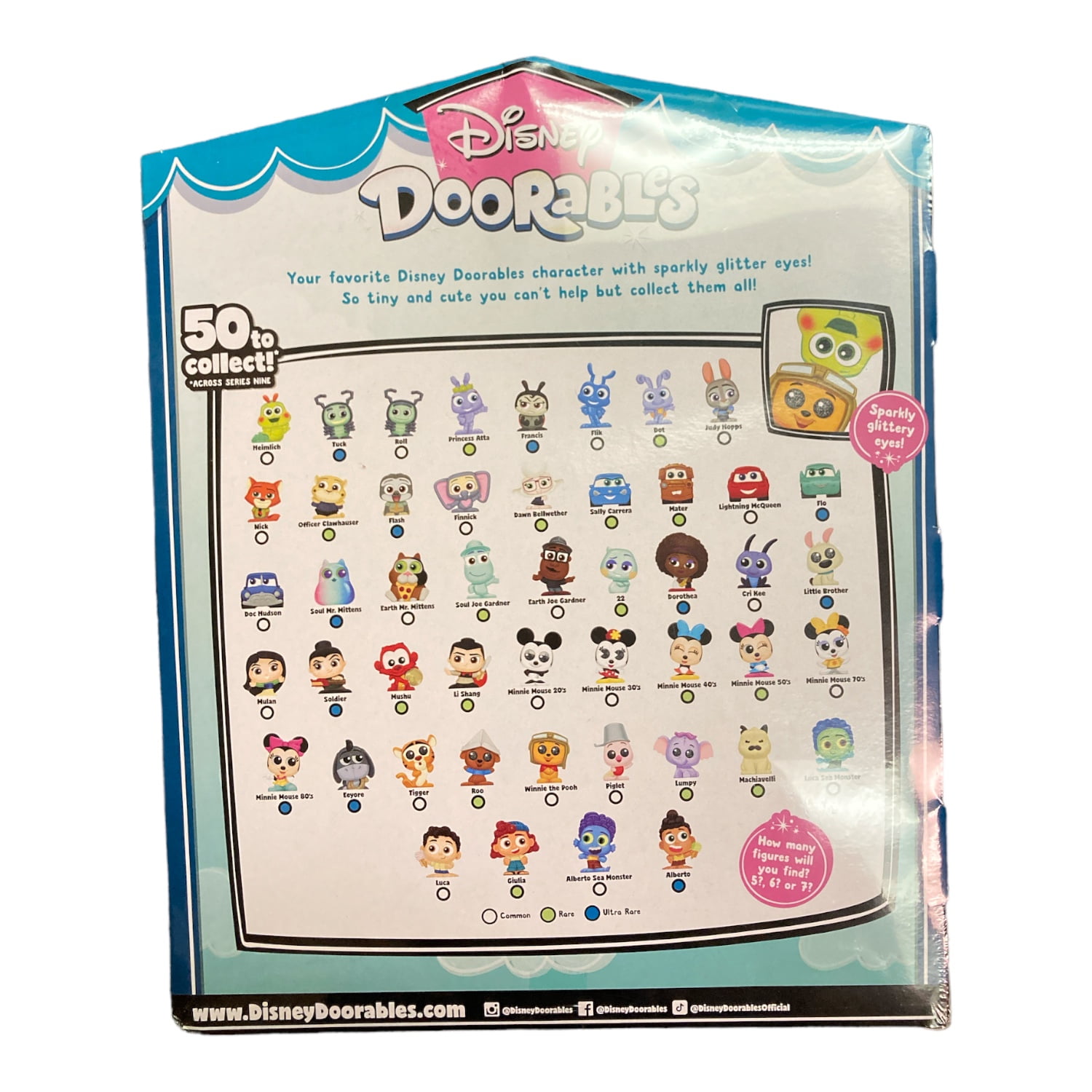 Disney Doorables Series 25-Piece Mega Peek Pack Collectible Figures
