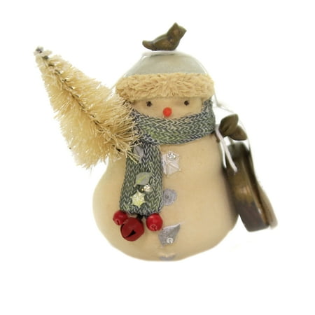 Birds Nest In Christmas Tree Christmas MERRY CHRISTMAS SNOWMAN Polyresin Tree Bird Heart 6004118 ()