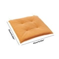 thumbnail image 3 of EazyTech Premium Memory Foam Chair Cushion - 17x17in Office Seat Pad for Teens & Adults, Support for Long Sitting, Stain-Resistant Cover, Portable & Multi-Purpose for Home, Office, Floor Orange, 3 of 6