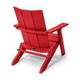 thumbnail image 2 of Birds Choice Stanton Folding Adirondack Chair for Outdoors, Red, 2 of 3
