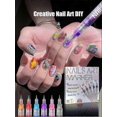 thumbnail image 3 of Fine Tips 3D Nail Art Pens, 12 Colors 0.5MM Nail Polish Pens Nail Point Graffiti Dotting Pen Drawing Painting Liner Brush for Home Salon Quickly DIY N, 3 of 5