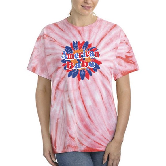 American Babe Groovy Style Tie Dye Cyclone Women -Image by Shutterstock, Female XX-Large