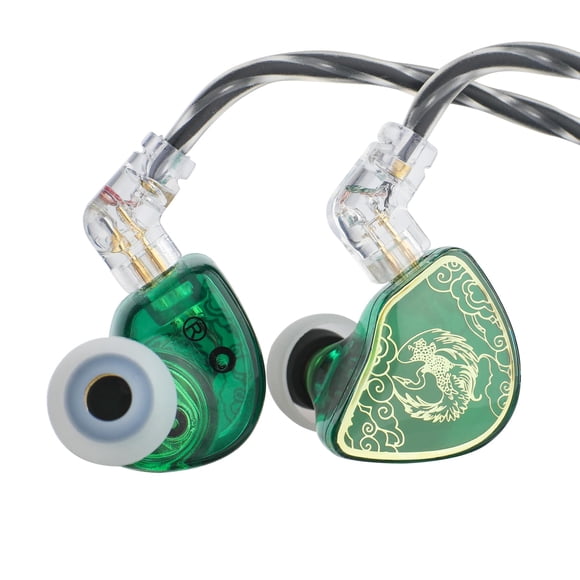 Linsoul TANGZU Wanâ??er S.G HiFi 10mm Dynamic Driver PET Diaphragm in-Ear Earphone with Ergonomic Shape, Detachable Recessed 2Pin OFC