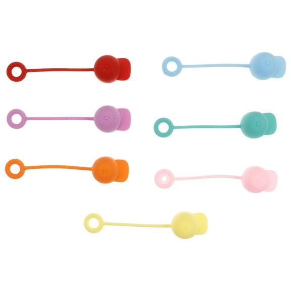 ELAYARD Tumbler Straw Cover Multi Colored Silicone for Tumblers 7Pcs