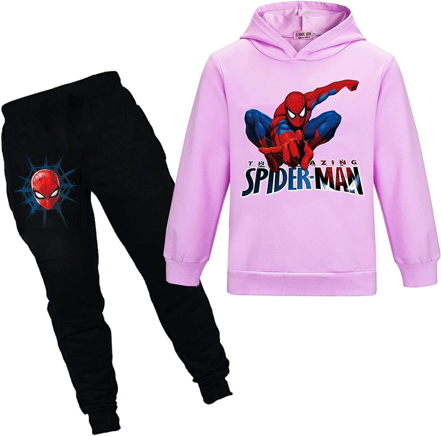 consumidor entrevista ley Spiderman Hoodie for Boys Spiderman Leisure Sweatshirts and Pant Clothes  Sets Kids Long Sleeve Top 2pcs Outfits Hoodies - Walmart.com