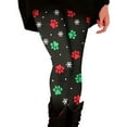 thumbnail image 2 of Gibobby Leggings deportivos mujer Leggings de cintura alta con estampado de comodidad informal para mujer Leggings de moda de Navidad(N,M), 2 of 5