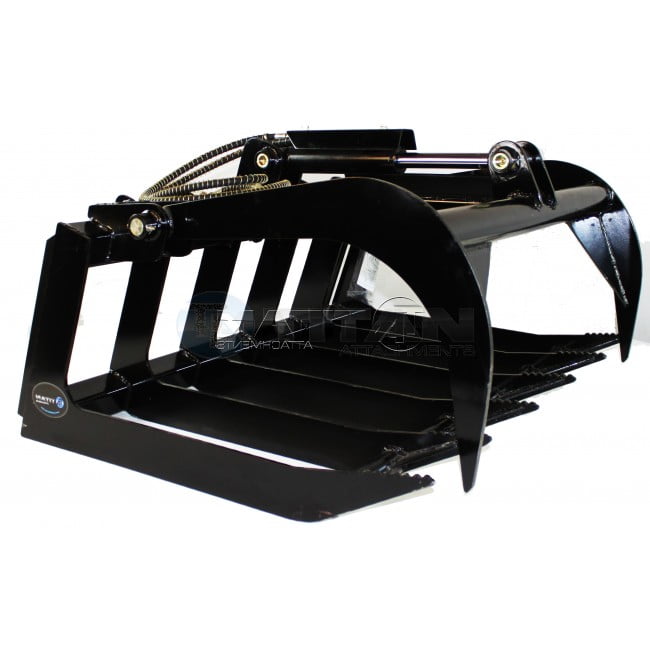 48" Grapple Bucket tractor brush root kubota mahindra rake skid steer