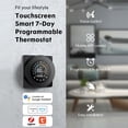 thumbnail image 2 of Riwcyla Smart for WaterGas Boiler Digital Controller Large LCD Display Touch Button Voice Control Compatible with Assistant & /XiaoduTencent XiaoweiDingDongTmall Genie, 2 of 6