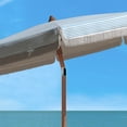 thumbnail image 5 of SAFAVIEH Copen 6.5' Beach Patio Umbrella, White/Light Blue, 5 of 6