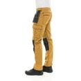 thumbnail image 2 of Skylinewears Mens Construction Pants Utility Tool Pockets Carpenter Cordura Knee Reinforced Work Wear Safety Trousers B2 Khaki W38-L34, 2 of 5