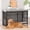 Gray, variant on 52 Inch Dog Crate Furniture, XL Indoor Dog Kennel for Extra Large Breeds, Heavy Duty Wooden Dog Cage with Double Arched Doors, TV Stand & End Table, White