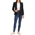 thumbnail image 2 of INSPIRE CHIC Work Office Blazers for Women's Casual Puff Sleeve Suit Blazer Jackets M Black, 2 of 6