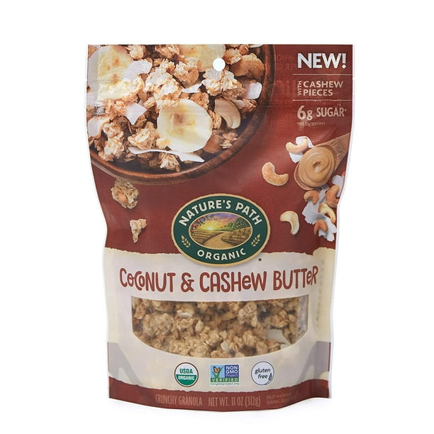 Nature's Path Organic Gluten Free Coconut and Cashew Butter Granola