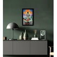 thumbnail image 5 of IBA Indianbeautifulart Lord Shiva Picture Frame Religious Poster Black Wall Frame Deity Photo Frame Wall Decor&nbsp;For Home/ Office/ Temple-6 x 8 Inches, 5 of 7